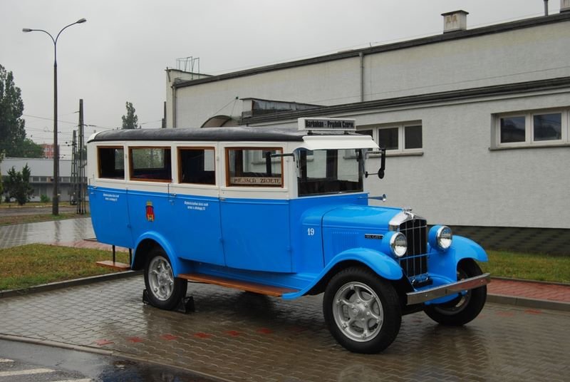 Restored 1929 Rugby bus of MPK SA, Krakow, Poland