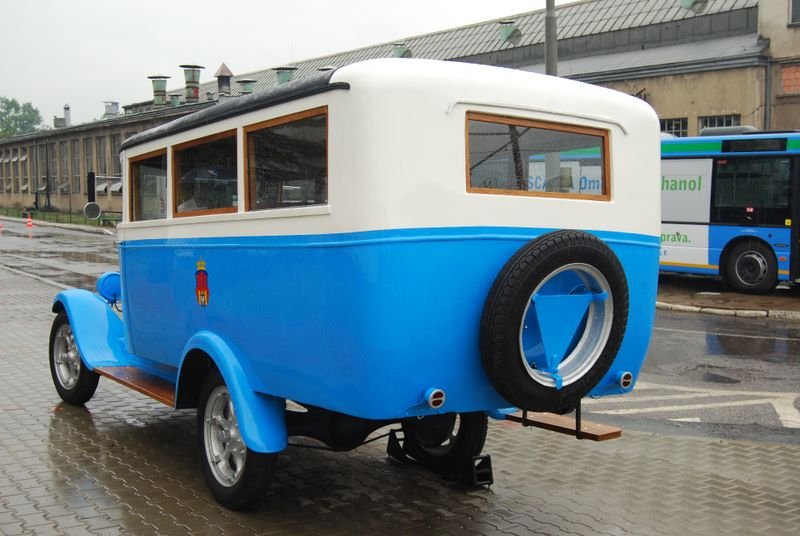 Restored 1929 Rugby bus of MPK SA, Krakow, Poland