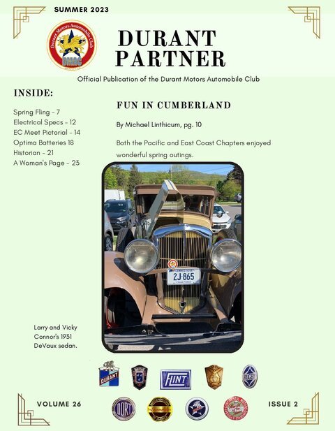 Cover of The Durant Partner, Summer 2023