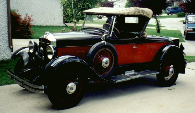 1929 Durant D40 De Luxe Sport Roadster T-8547, a surviving car in the Durant registry