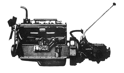 Continental 20E engine, left side