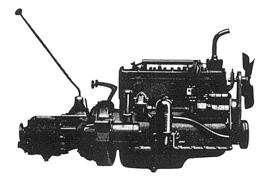 Continental 20E engine, right side