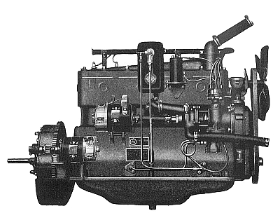 Continental 6E engine, right side