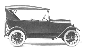 Factory illustration of a 1923 Star C Touring